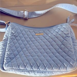 Vera Bradley cross-body blue quilted bag.Great condition!Mid-size